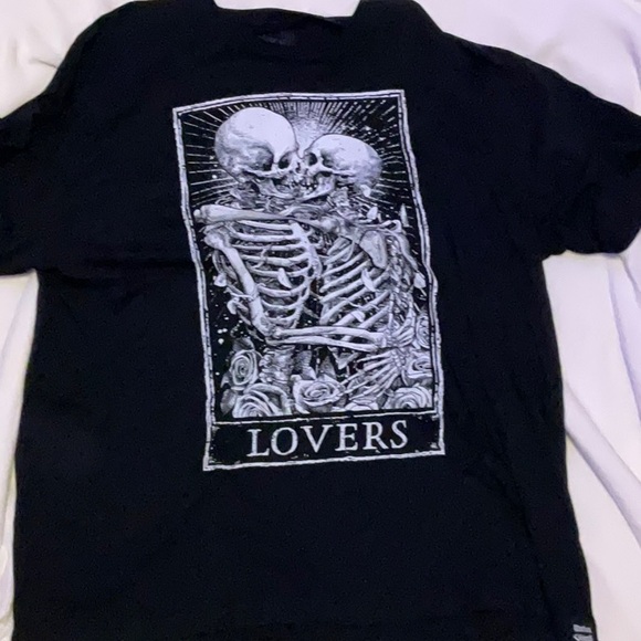 Mortus Viventi Tarot LOVERS TEE 3x - Picture 3 of 11